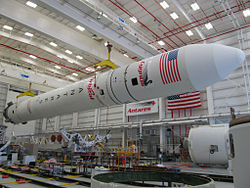 Antares 110 rocket for A-ONE mission.jpg