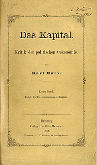 Zentralbibliothek Zürich Das Kapital Marx 1867.jpg