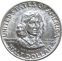 Maryland tercentenary half dollar commemorative obverse.jpg