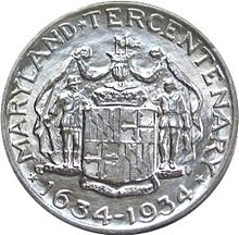 Maryland tercentenary half dollar commemorative reverse.jpg