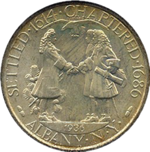 Albany charter half dollar commemorative obverse-cutout.png