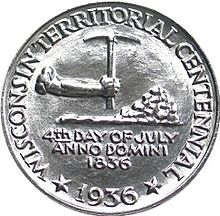 Wisconsin centennial half dollar commemorative obverse.jpg