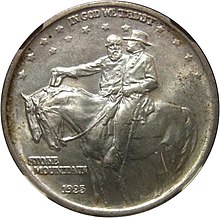 Stone Mountain Memorial half dollar obverse.jpg