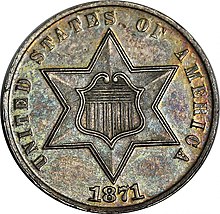 1871 Proof Three-cent silver obverse.jpg