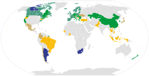 Carbon taxes and emission trading worldwide